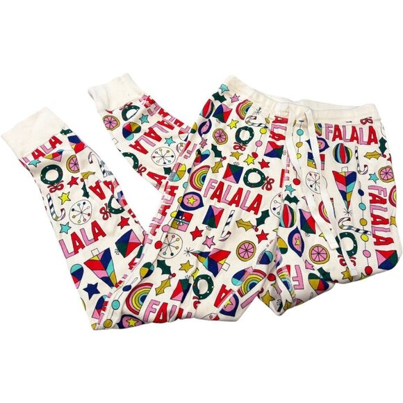 Hanna Andersson Other - Hanna Andersson Christmas Falala Print Pajama Pants Size S Womens Long john